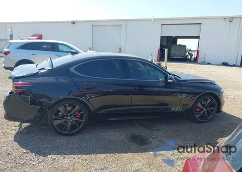2022 Genesis G70 3.3T Awd из США, поврежденный, VIN KMTG54TE6NU096023